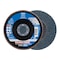 Pferd 5" x 7/8" A.H. POLIFAN Flap Disc - Z SG POWER STEELOX, Zirconia, 40 Grit, Flat 62182 - alternate 1